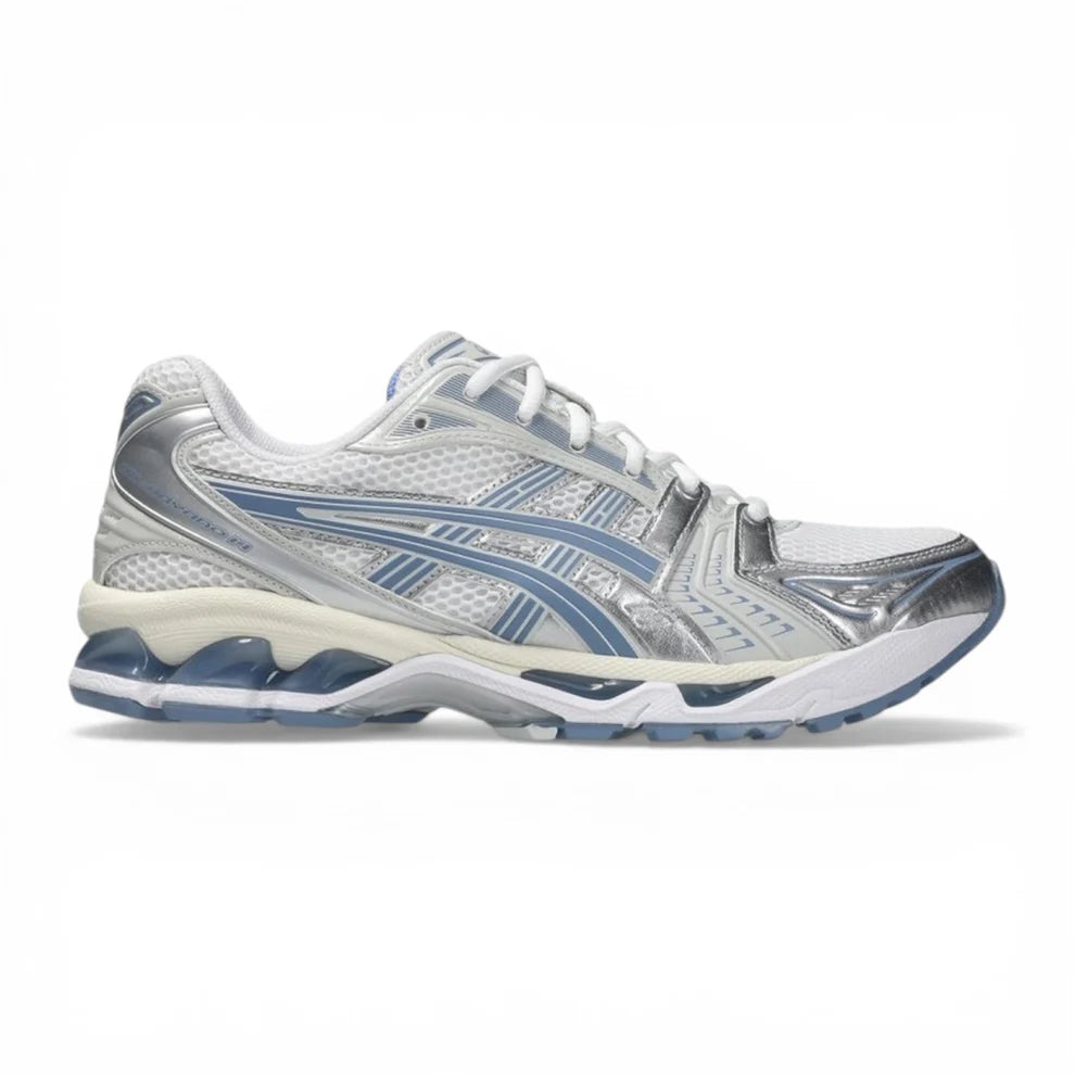 asics kayano 14 'white light navy'
